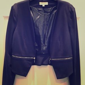 Philosophy Blazer with zipper accents